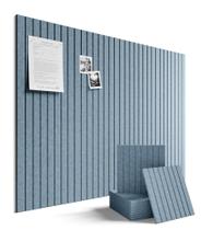 Quadro de Feltro Fluxynara 122x91 cm Azul Poeirento - Pacote com 12 Quadro de Feltro Fluxynara 122x91 cm Azul Poeirento - Pacote com 12
