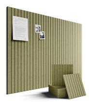 Quadro de Feltro Fluxynara 122x91 cm Verde Oliva Quadro de Feltro Fluxynara 122x91 cm Verde Oliva