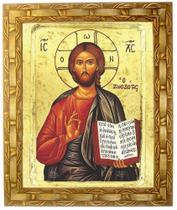 Quadro de Jesus Cristo Pantocrator, Mod.02, 30x25cm. Angelus Quadro de Jesus Cristo Pantocrator, Mod.02, 30x25cm. Angelus