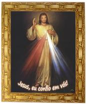 Quadro de Jesus Misericordioso, Mod.02, Tam.30X25cm. Angelus