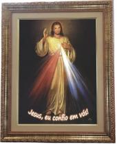Quadro De Jesus Misericordioso, Mod.02, Tam.53x43cm. Angelus