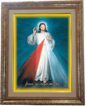 Quadro De Jesus Misericordioso, Mod.05, 53x43cm. Angelus Quadro De Jesus Misericordioso, Mod.05, 53x43cm. Angelus
