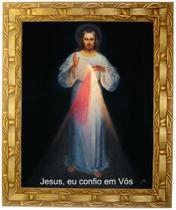 Quadro De Jesus Misericordioso, Mod.08, Med. 30x25cm Angelus Quadro De Jesus Misericordioso, Mod.08, Med. 30x25cm Angelus
