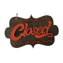 Quadro de Madeira Closed/Ilustração Quadro de Madeira Closed/Ilustração