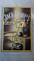 Quadro De Madeira Entalhada Em Relevo Jack Daniels 40 x 60 cm