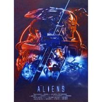 Quadro de Madeira Médio (42cmX30cm) Aliens/Cinema/Terror Quadro de Madeira Médio (42cmX30cm) Aliens/Cinema/Terror
