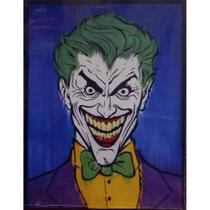 Quadro de Madeira Médio (42cmX30cm) Coringa/The Joker/Desenho