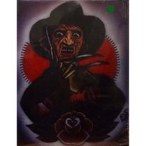 Quadro de Madeira Médio (42cmX30cm) Freddy Krueger/Terror/Cinema Quadro de Madeira Médio (42cmX30cm) Freddy Krueger/Terror/Cinema