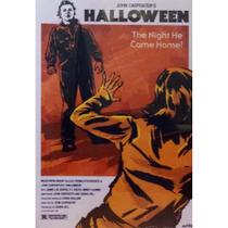 Quadro de Madeira Médio (42cmX30cm) Halloween/Cinema/Cartaz Quadro de Madeira Médio (42cmX30cm) Halloween/Cinema/Cartaz