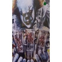 Quadro de Madeira Médio (42cmX30cm) IT - A Coisa/Cinema/Terror