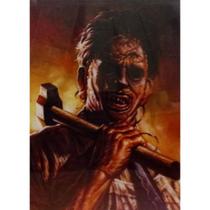 Quadro de Madeira Médio (42cmX30cm) Leatherface/O Massacre da Serra Elétrica/Cinema/Terror Quadro de Madeira Médio (42cmX30cm) Leatherface/O Massacre da Serra Elétrica/Cinema/Terror