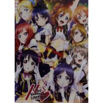 Quadro de Madeira Médio (42cmX30cm) Lovelive/Anime