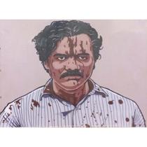 Quadro de Madeira Médio (42cmX30cm) Pablo Escobar/Sangue/Narcos/Série/Ilustração Quadro de Madeira Médio (42cmX30cm) Pablo Escobar/Sangue/Narcos/Série/Ilustração
