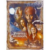 Quadro de Madeira Médio (42cmX30cm) Piratas do Caribe - A Maldição do Pérola Negra/Cinema/Cartaz
