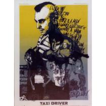 Quadro de Madeira Médio (42cmX30cm) Taxi Driver/Cinema/Cartaz