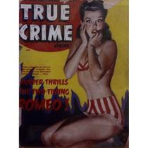 Quadro de Madeira Médio (42cmX30cm) True Crime/Pinup