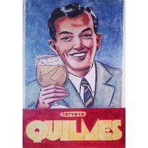 Quadro de Madeira Pequeno (30cmX20cm) Cerveza Quilmes/Bebida/Argentina/Ilustração Quadro de Madeira Pequeno (30cmX20cm) Cerveza Quilmes/Bebida/Argentina/Ilustração