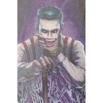 Quadro de Madeira Pequeno(30cmX20cm) Coringa/The Joker/Esquadrão Suicida/Cinema/Jared Leto/Ilustração Quadro de Madeira Pequeno(30cmX20cm) Coringa/The Joker/Esquadrão Suicida/Cinema/Jared Leto/Ilustração