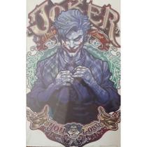Quadro de Madeira Pequeno (30cmX20cm) Coringa/The Joker/Ilustração 4