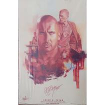 Quadro de Madeira Pequeno (30cmX20cm) Prison Break/Ilustração/Série