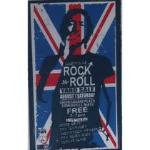 Quadro de Madeira Pequeno (30cmX20cm) Rock 'n' Roll/Reino Unido/Música/Cartaz Quadro de Madeira Pequeno (30cmX20cm) Rock 'n' Roll/Reino Unido/Música/Cartaz