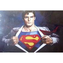 Quadro de Madeira Pequeno (30cmX20cm) Super Homem/Herói/História em Quadrinhos/Ilustração Quadro de Madeira Pequeno (30cmX20cm) Super Homem/Herói/História em Quadrinhos/Ilustração