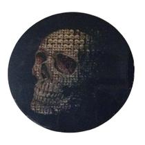 Quadro de Madeira Redondo Médio Caveira/Crânios 30cm diâmetro Quadro de Madeira Redondo Médio Caveira/Crânios 30cm diâmetro