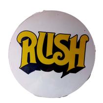 Quadro de Madeira Redondo Médio Rush/Rock 30cm diâmetro