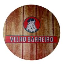 Quadro de Madeira Redondo Médio Velho Barreiro/Cachaça/Bebida 30cm diâmetro Quadro de Madeira Redondo Médio Velho Barreiro/Cachaça/Bebida 30cm diâmetro