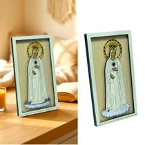 Quadro de Mesa Nossa Senhora de Fátima Acrílico