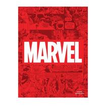 Quadro De Metal Slim Logo Marvel Zona Criativa 10082650