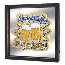 Quadro De Parede Com Luz De Led Drink Beer 40cm Espressione