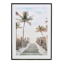 Quadro de Parede com Moldura Praia 70cm Espressione