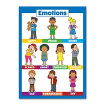 Quadro de parede com pintura de pôster Kids Emotions 40x60cm Quadro de parede com pintura de pôster Kids Emotions 40x60cm