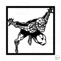 Quadro de Parede Decorativo Herói Homem Aranha 30x30cm