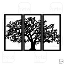 Quadro de Parede Decorativo Natureza Árvore Mdf 6mm 60x94cm
