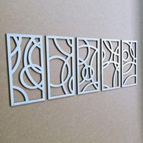 Quadro de Parede Molduras 5 Peças em MDF
