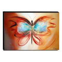 Quadro de Pintura Borboleta 80x115cm-1074 Quadro de Pintura Borboleta 80x115cm-1074