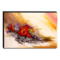Quadro de Pintura Copos de Leite 70x105cm-1520
