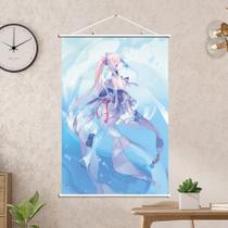 Quadro de pintura de parede Genshin Impact Raiden Shogun 40x60cm