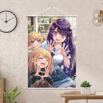Quadro de pintura de parede Oshi no Ko Anime Canvas 40x60cm