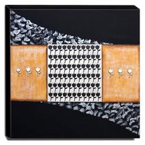 Quadro de Pintura Decorativo 70x70cm-1166 Quadro de Pintura Decorativo 70x70cm-1166