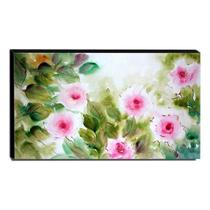 Quadro de Pintura Floral 70x120cm-1569 Quadro de Pintura Floral 70x120cm-1569