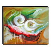 Quadro de Pintura Floral 80x95cm-0701 Quadro de Pintura Floral 80x95cm-0701