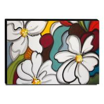 Quadro de Pintura Flores do Campo 80x120cm-1400 Quadro de Pintura Flores do Campo 80x120cm-1400