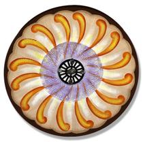 Quadro de Pintura Mandala 50cm-1296 Quadro de Pintura Mandala 50cm-1296
