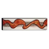 Quadro de Pintura Mosaico 30x120cm-1789 Quadro de Pintura Mosaico 30x120cm-1789