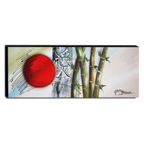 Quadro de Pintura Oriental 40x105cm-1640