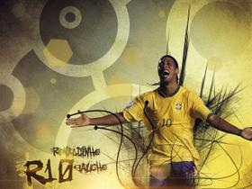 Quadro de Ronaldinho Gaúcho (R10)