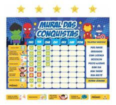 Quadro De Rotina Diária Infantil Incentivo Herois Atividades